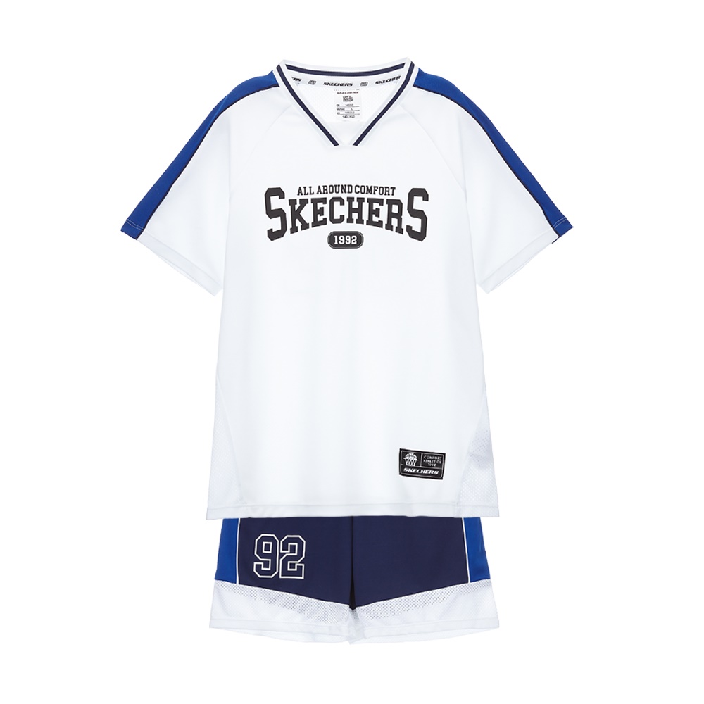 [스케쳐스 어패럴] 남아 바스켓볼 상하의 셋업 세트