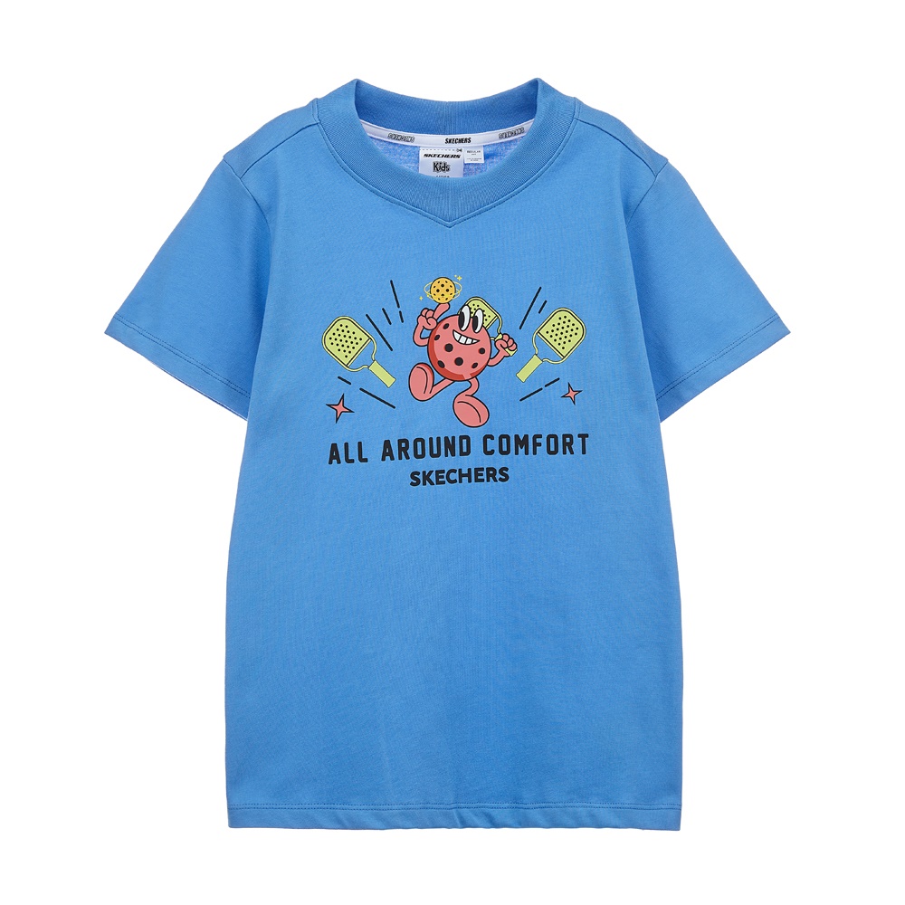 [스케쳐스 어패럴] 남아 니트 그래픽 티셔츠