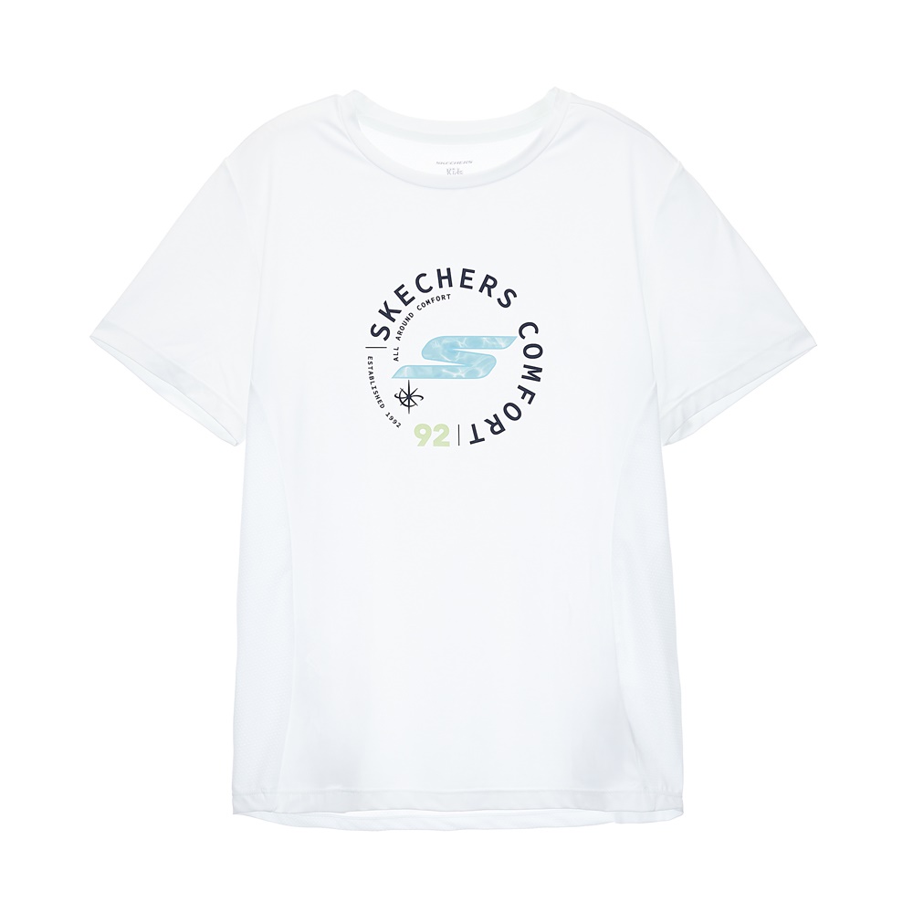 [스케쳐스 어패럴] 남아 퍼포먼스 로고 니트 티셔츠