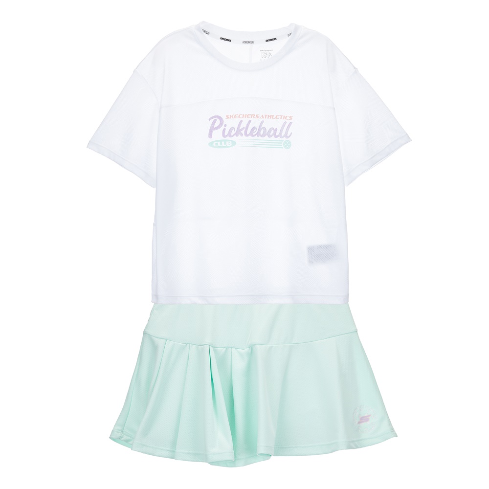 여아 레이어드 플리츠 스커트 세트