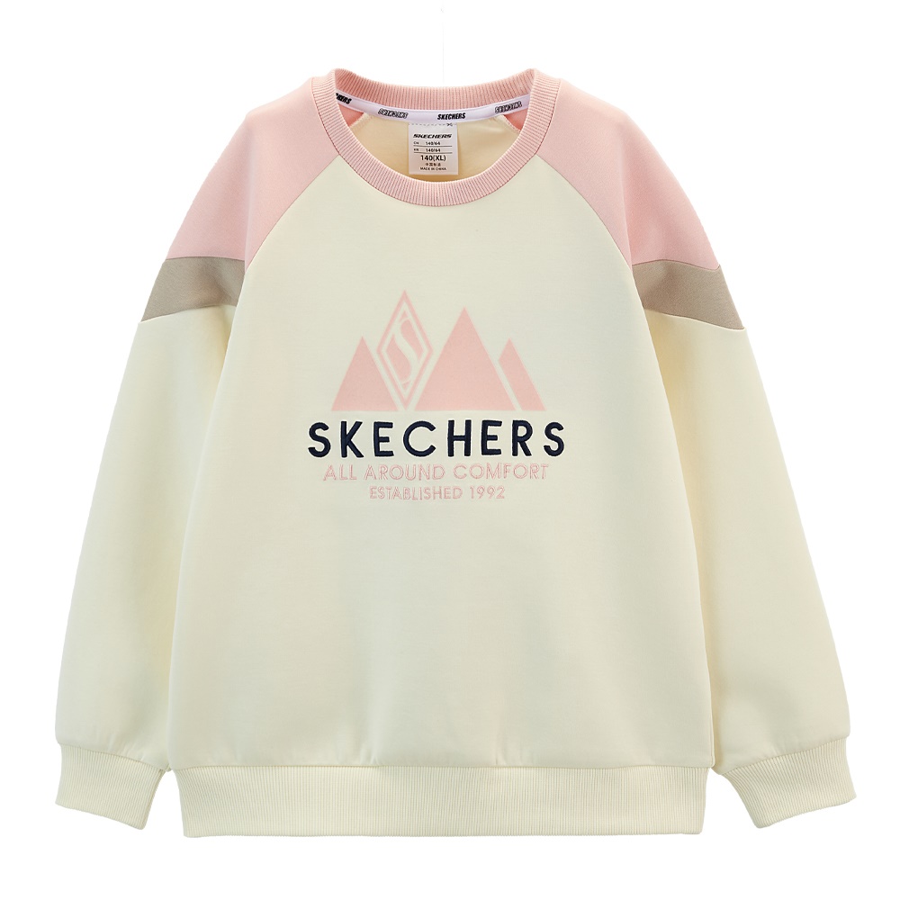 여아 배색 맨투맨