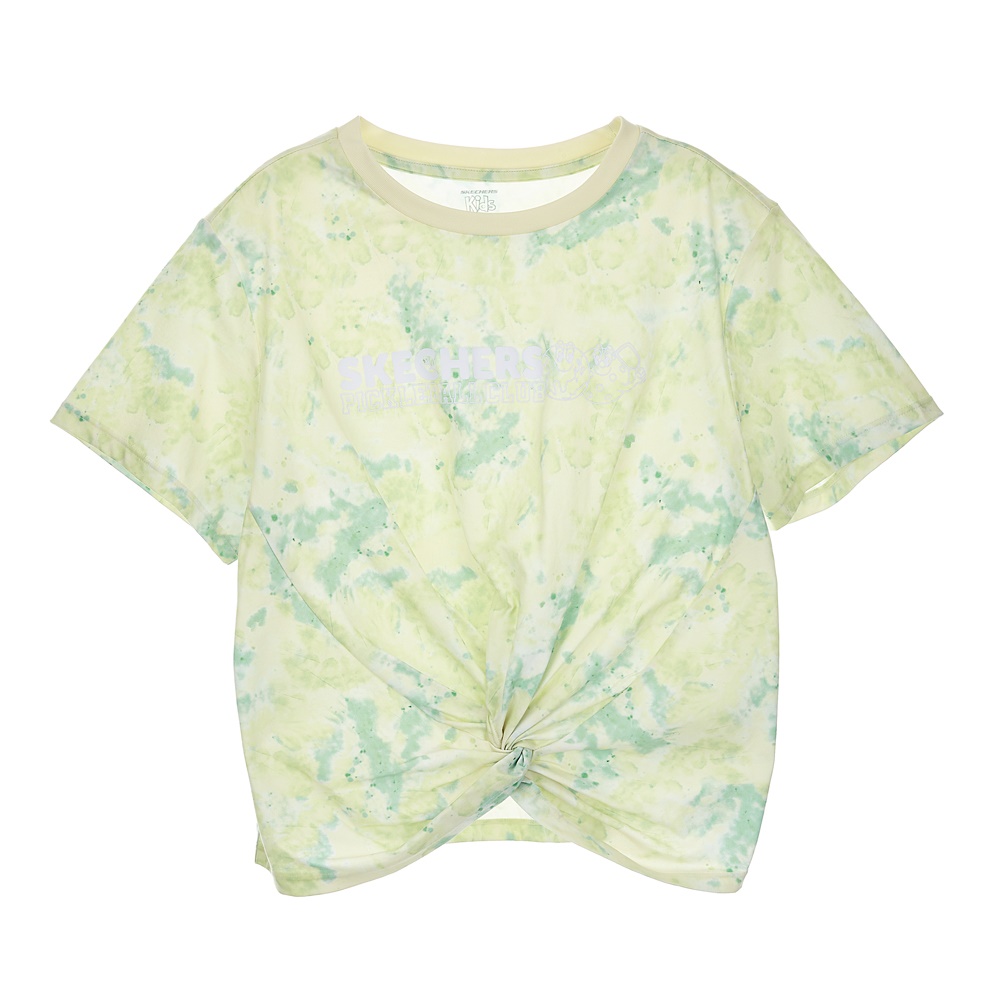 여아 하단 꼬임 반팔 티셔츠