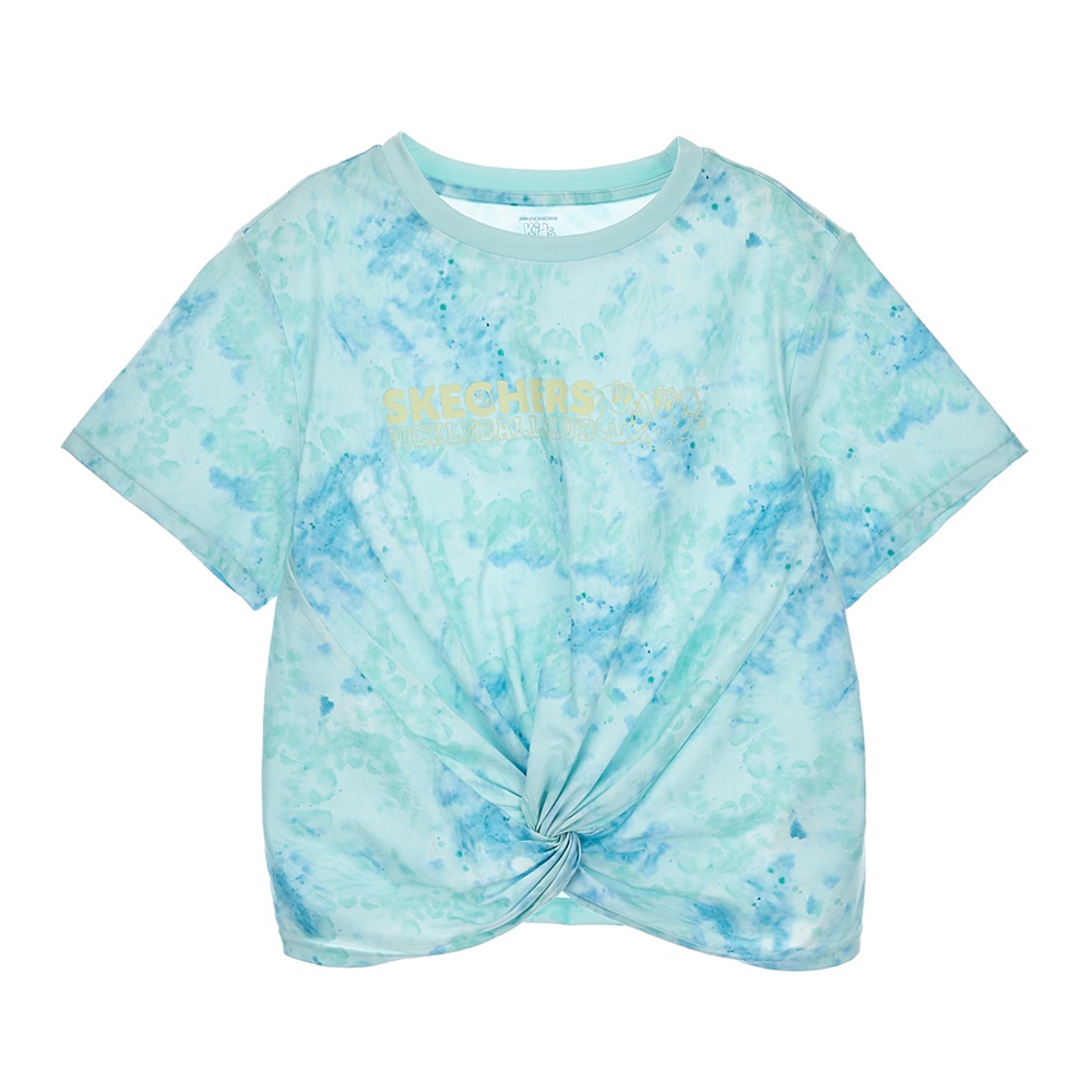 여아 하단 꼬임 반팔 티셔츠