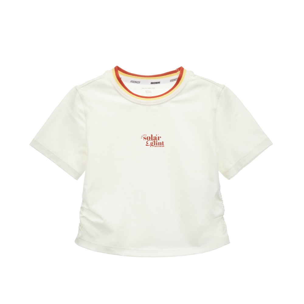 [스케쳐스 어패럴] 여아 사이드 셔링 니트 티셔츠