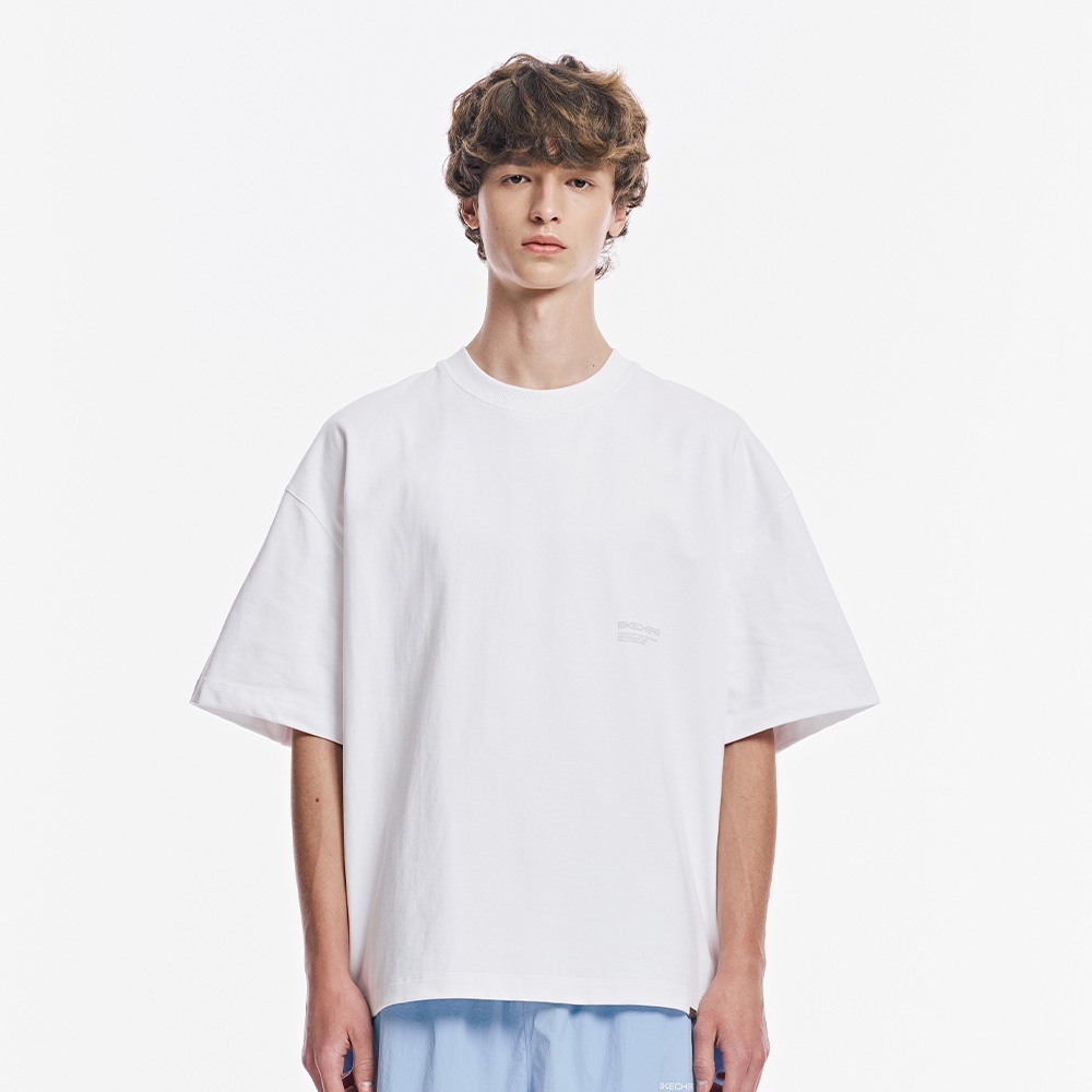[스케쳐스 어패럴] 남성 C/P 헤비웨이트 반팔 라운드 티셔츠
