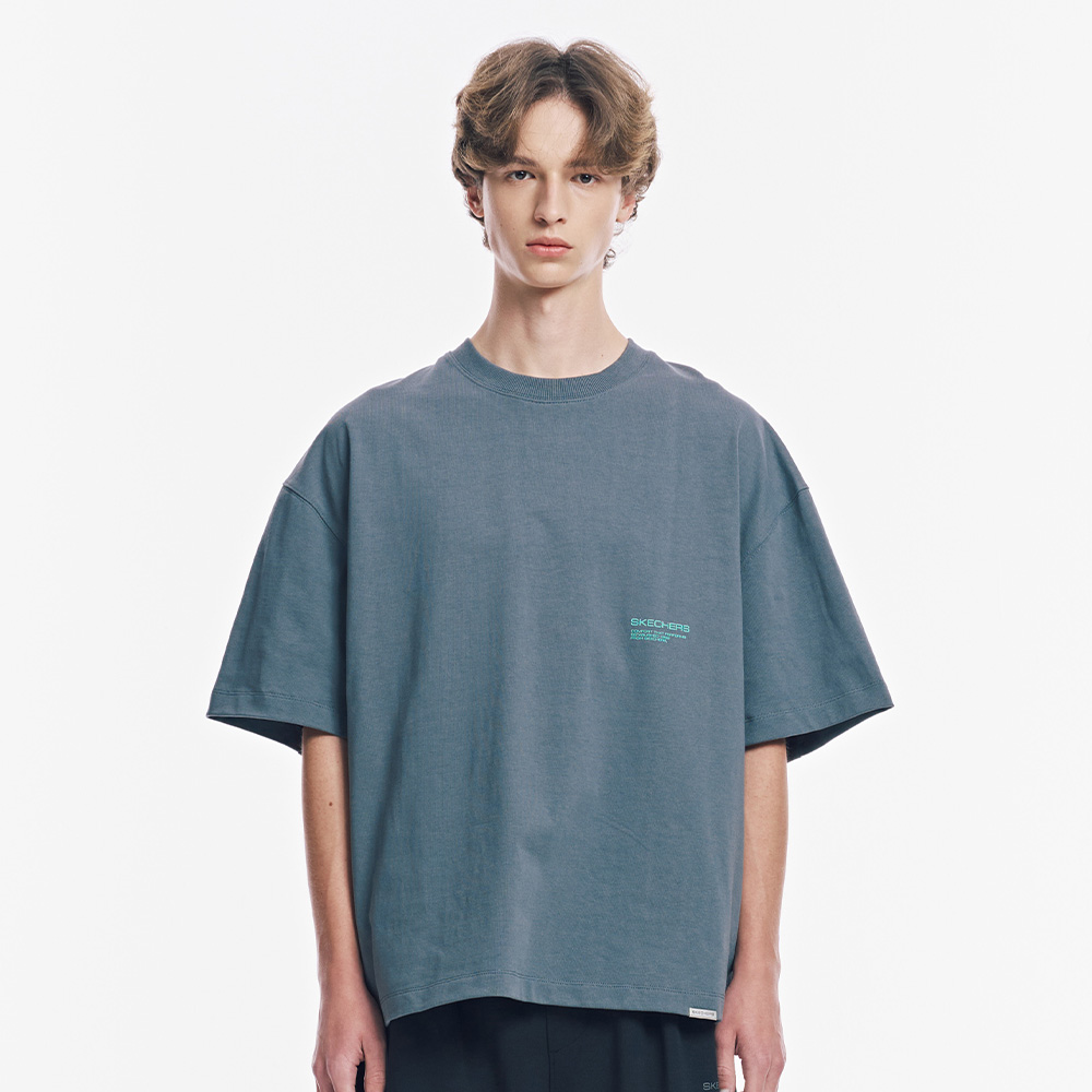 [스케쳐스 어패럴] 남성 C/P 헤비웨이트 반팔 라운드 티셔츠