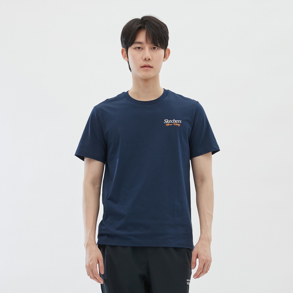 [스케쳐스 어패럴] 남성 베이직 유틸리티 니트 티셔츠