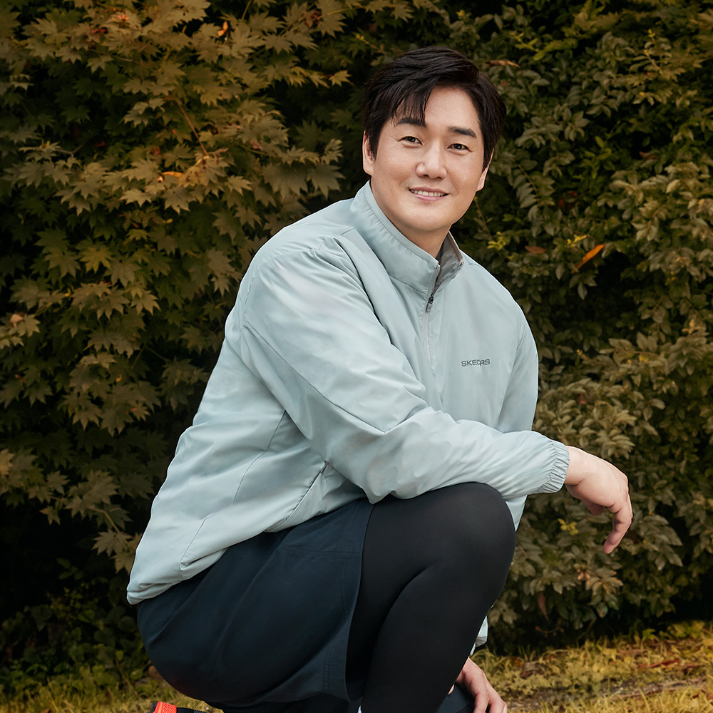 [유지태 착용/스케쳐스 어패럴] 남성 우븐 패딩 아노락