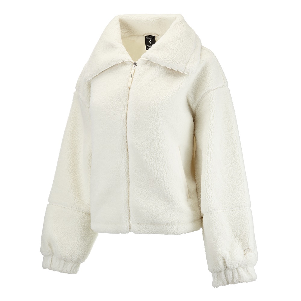 여성 카라 플리스 자켓