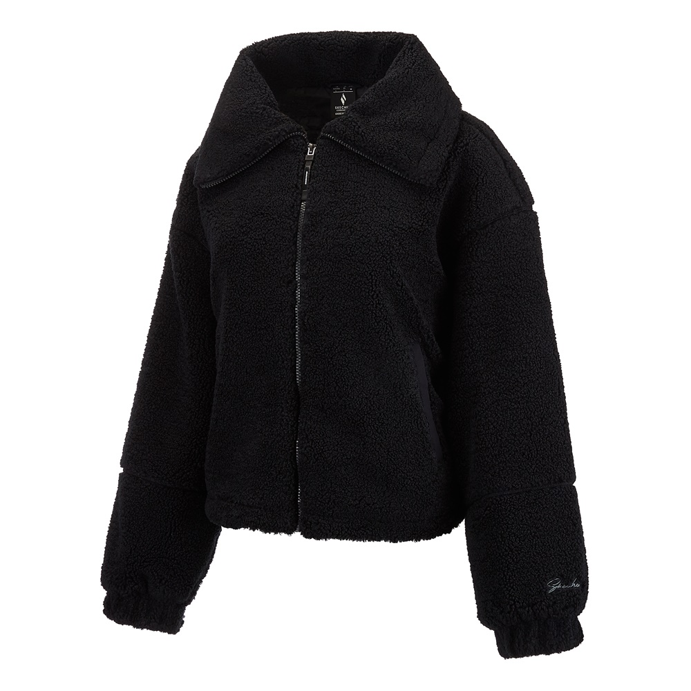 여성 카라 플리스 자켓