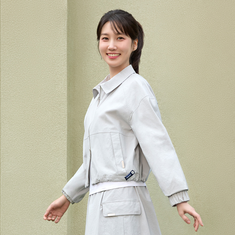 [스케쳐스 어패럴] 여성 우븐 베이직 집업 자켓