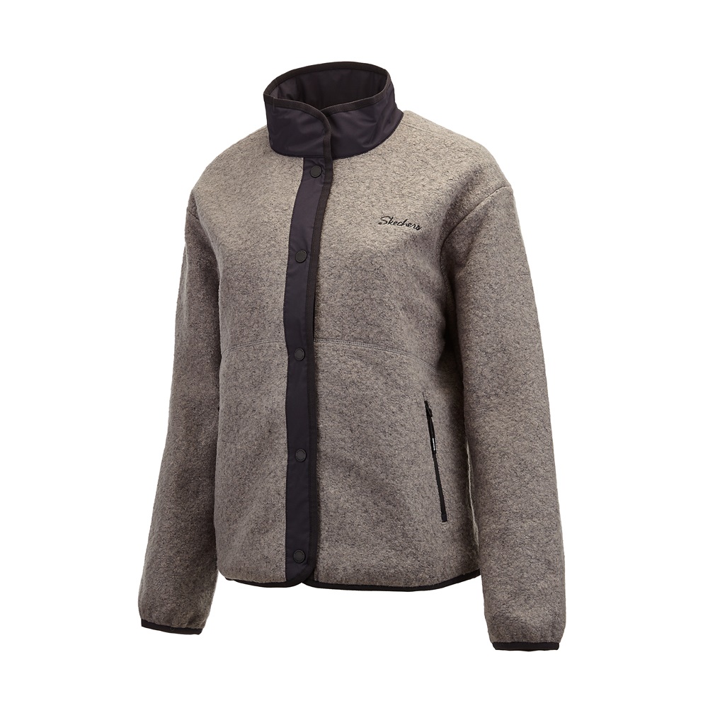 [스케쳐스 어패럴] 여성 울 블렌디드 리버시블 자켓