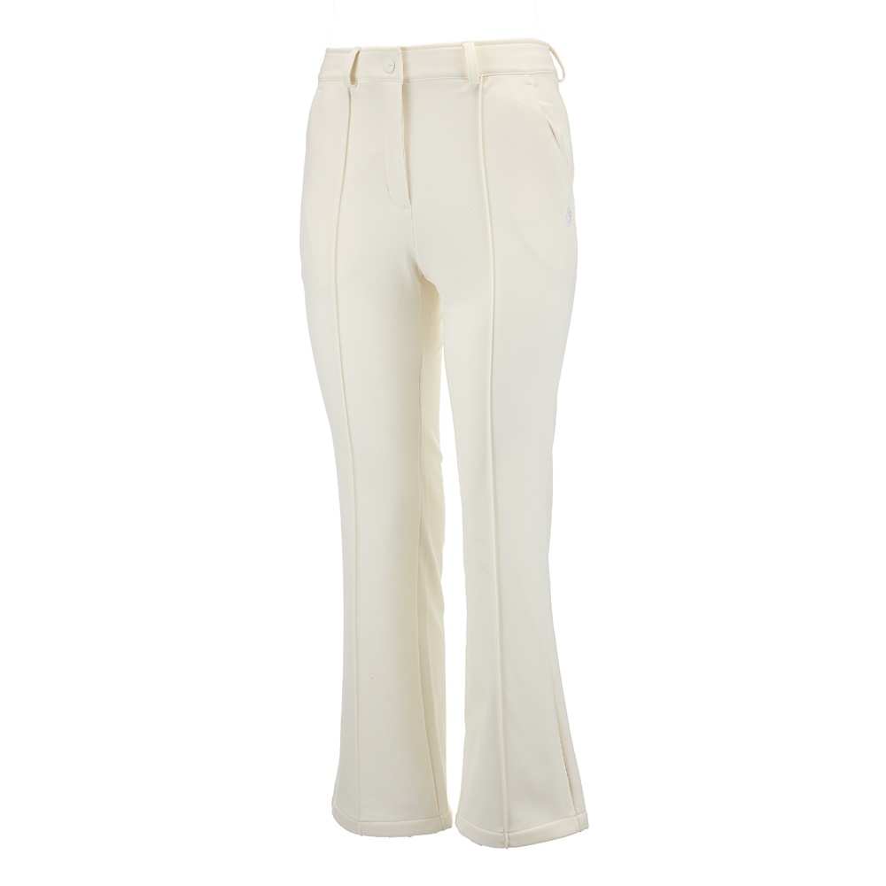 여성 세미 부츠핏 핀턱 팬츠