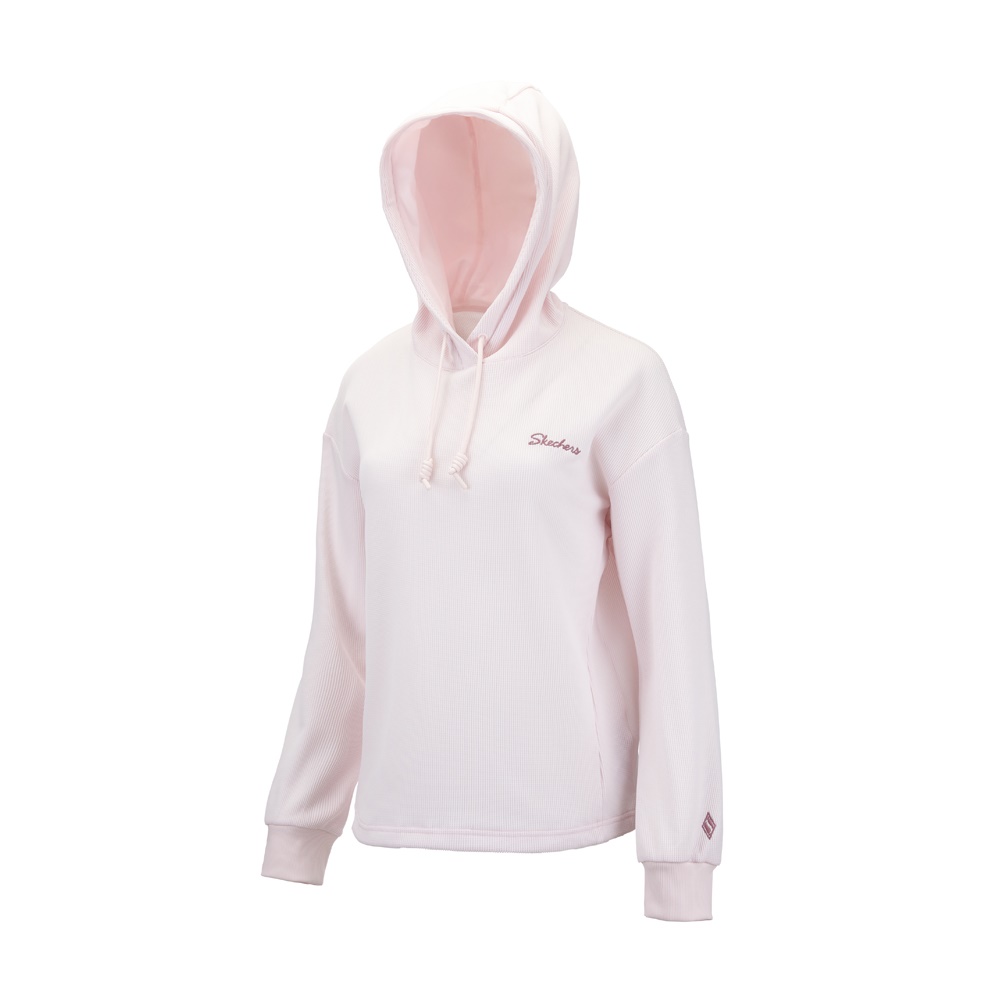 [스케쳐스 어패럴] 여성 와플 조직 후드 티셔츠