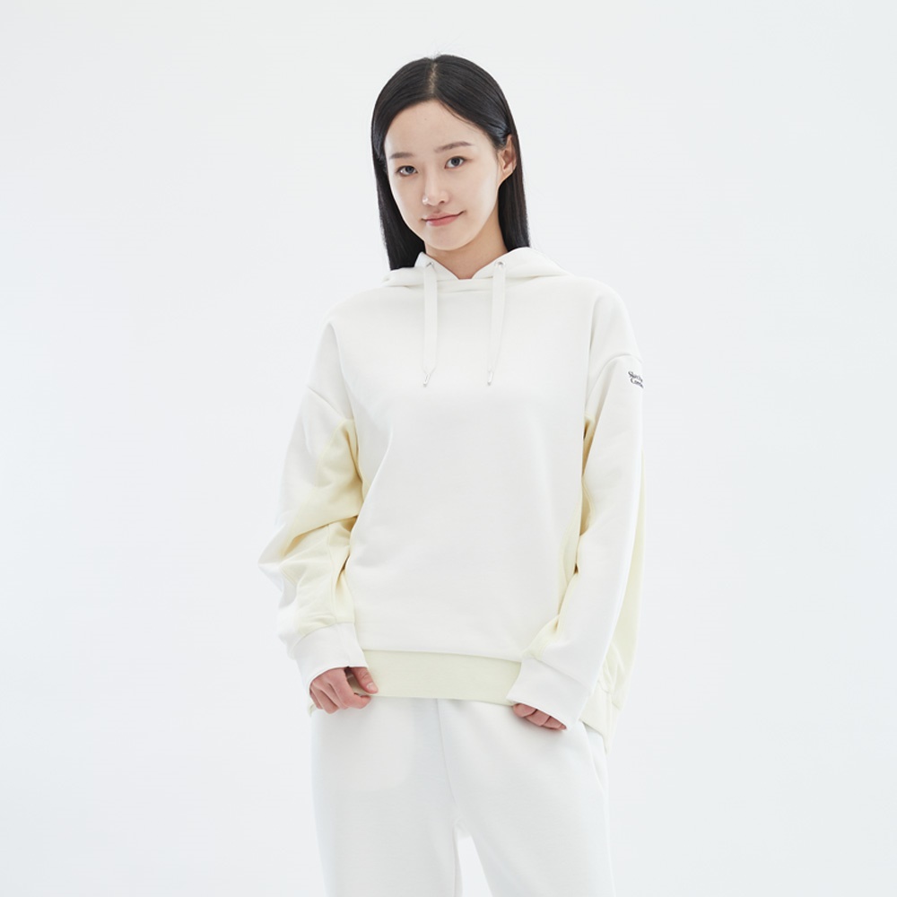 [스케쳐스 어패럴] 여성 니트 믹스 후드 티셔츠