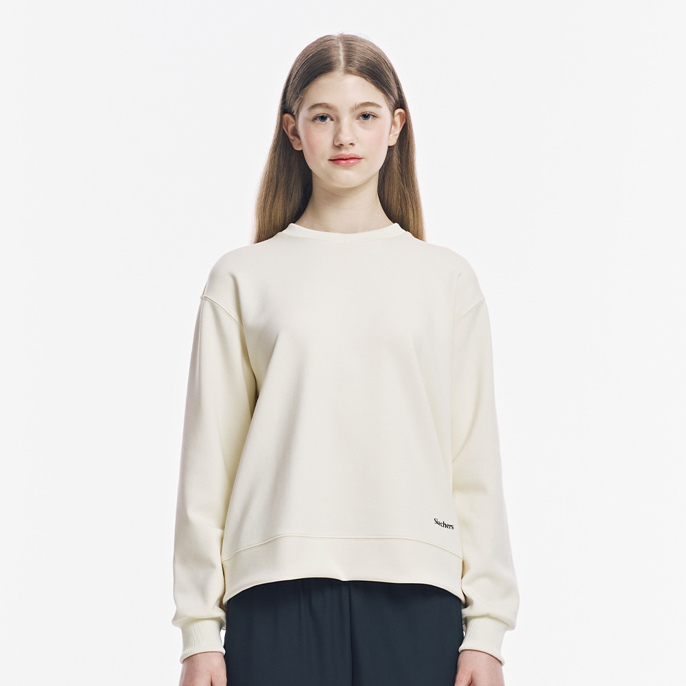 [스케쳐스 어패럴] 여성 니트 베이직 풀오버