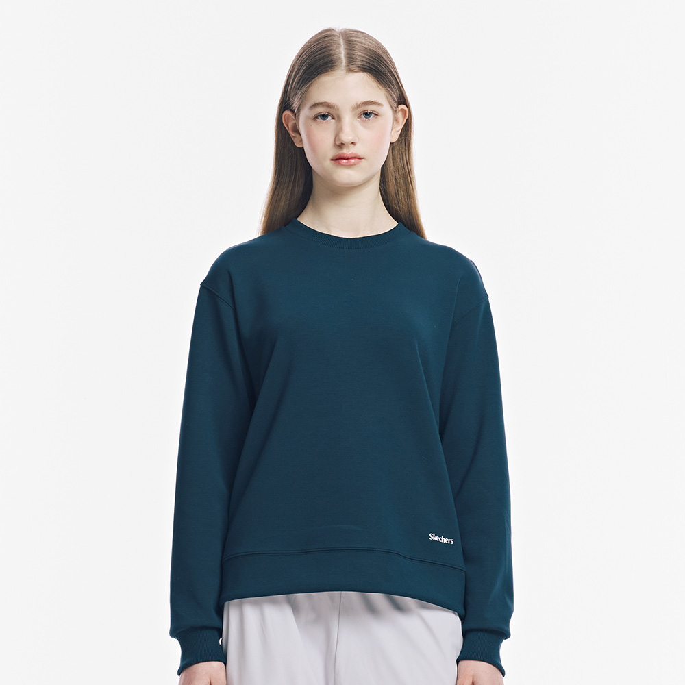 [스케쳐스 어패럴] 여성 니트 베이직 풀오버