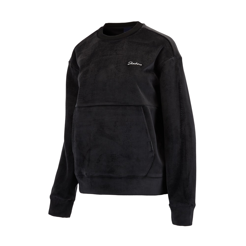 [스케쳐스 어패럴] 여성 기모 코듀로이 포켓 맨투맨