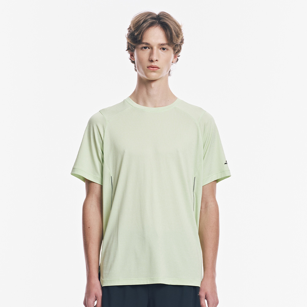 [스케쳐스 어패럴] 남성 퍼포먼스 메쉬 니트 티셔츠