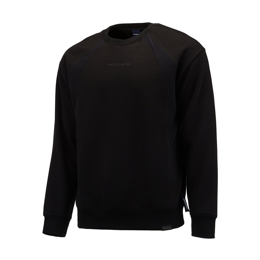 [스케쳐스 어패럴] 남성 사각기모 배색 맨투맨