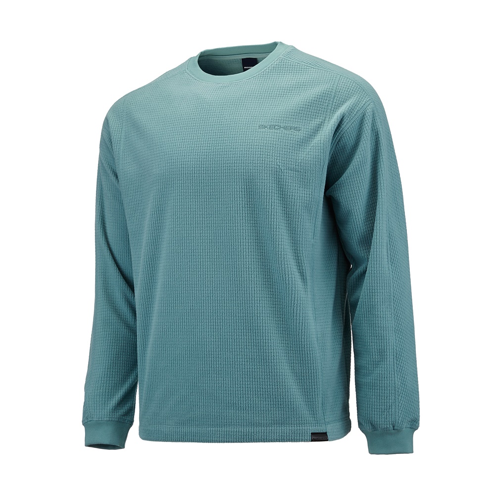 [스케쳐스 어패럴] 남성 사각 기모 긴팔 티셔츠