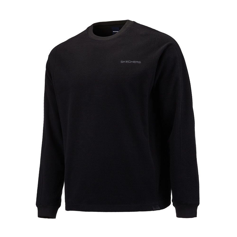 [스케쳐스 어패럴] 남성 사각 기모 긴팔 티셔츠