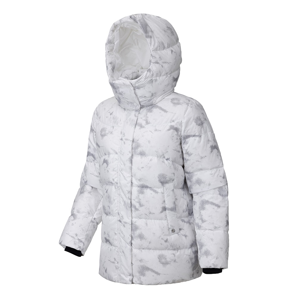 여성 중기장 다운 자켓