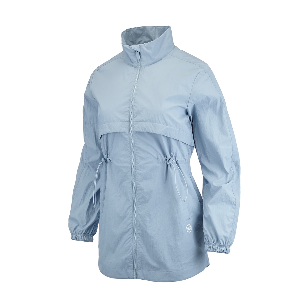 여성 롱 경량 우븐 자켓