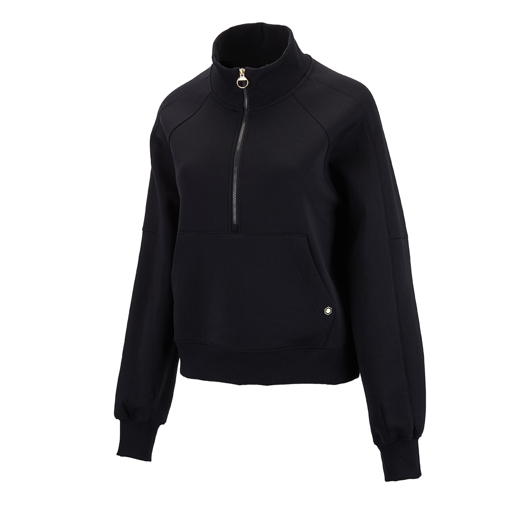 여성 트레이닝 반집업 맨투맨