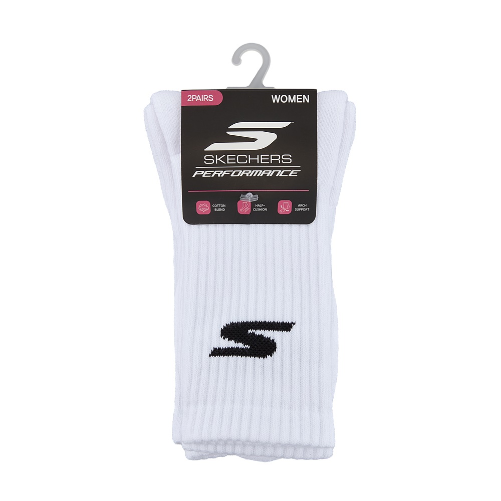 여성 장목 파일 양말 2족