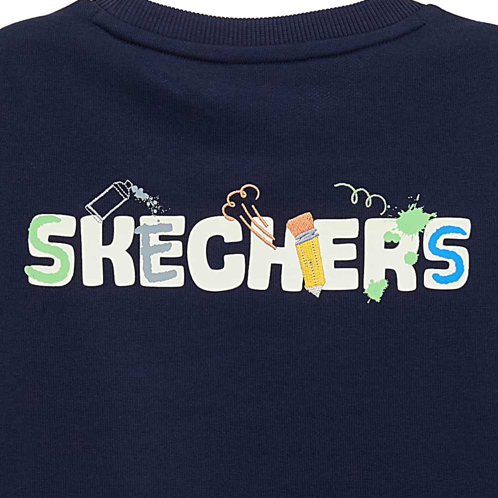 [스케쳐스 어패럴] 남아 빅 로고 맨투맨