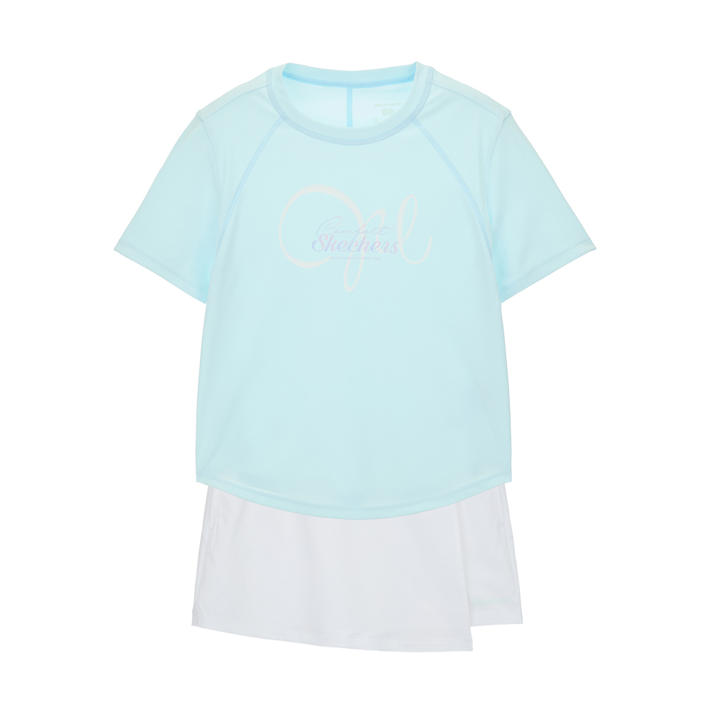 [스케쳐스 어패럴] 여아 랩 스커트 상하의 셋업