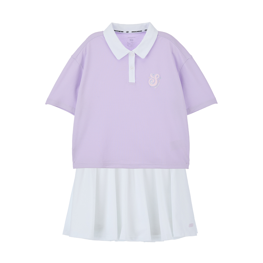 여아 폴로 플레어 스커트 상하의 셋업