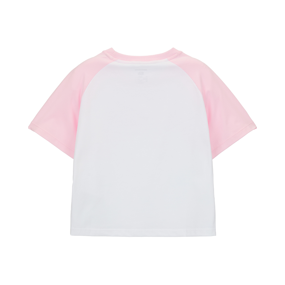 [스케쳐스 어패럴] 여아 베이직 래글런 티셔츠