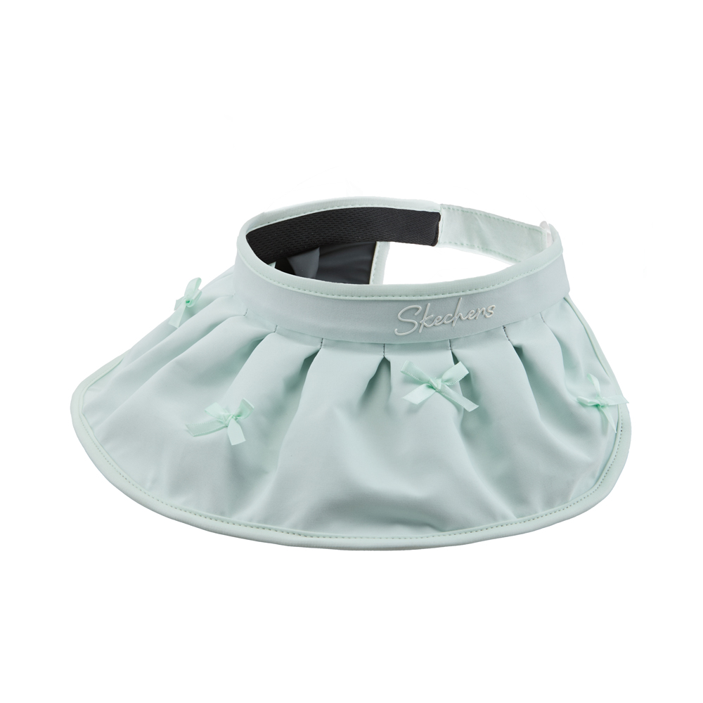 여아 리본 와이드 챙 선캡