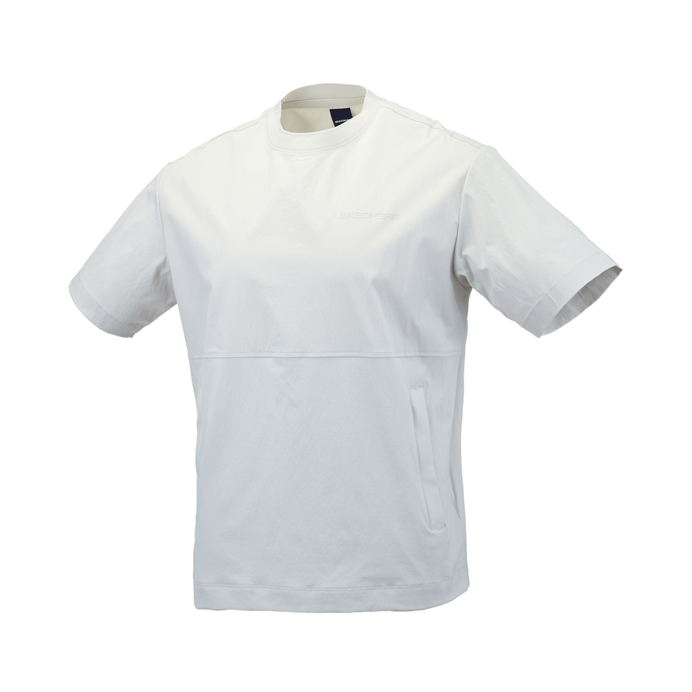 [스케쳐스 어패럴] 남성 시티 우븐 반팔 티셔츠