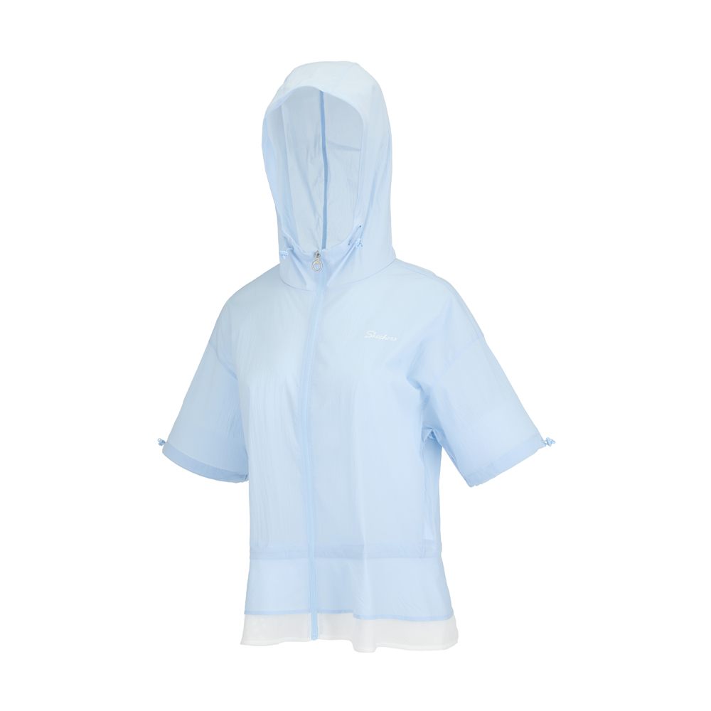 [스케쳐스 어패럴] 여성 시티 에어닷 반팔 자켓